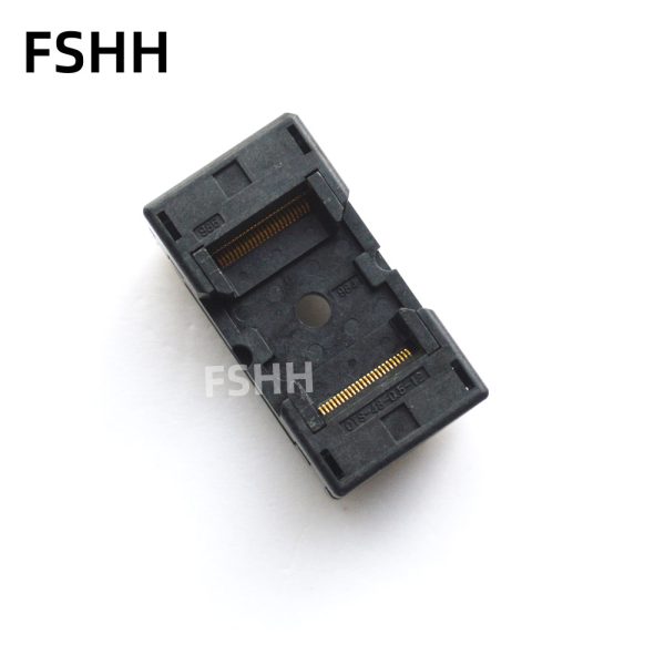 TSOP48 OTS-48-0.5-12 IC Test Burn-In Socket Adapter 18.4mm Width 0.5mm Pitch