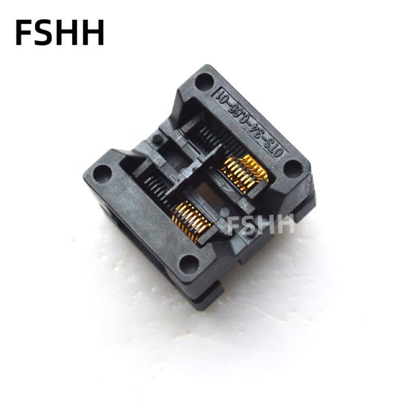 width TSSOP16 SSOP16 IC Test Socket Pitch=0.65mm Width=5.3mm 7.8mm OTS-16(34)-0.65-01 SSOP16 to DIP16 Programmer adapter