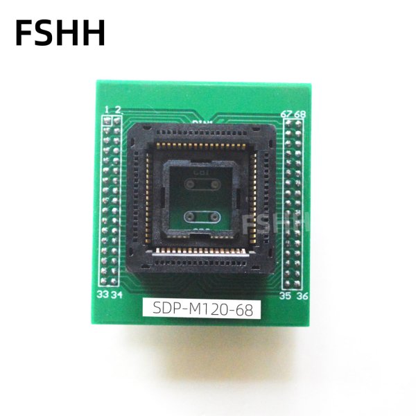 SDP-M120-68 programmer adapter 1.27mm PLCC68 to DIP test socket suitable for MACH120, MACH220, MACH221 - Image 2