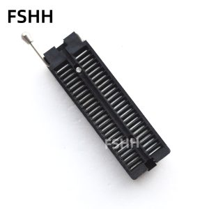 2.54mm DIP24 DIP28 DIP32 DIP40 DIP48 Black Lock IC Test Socket Universal ZIF IC Socket Test