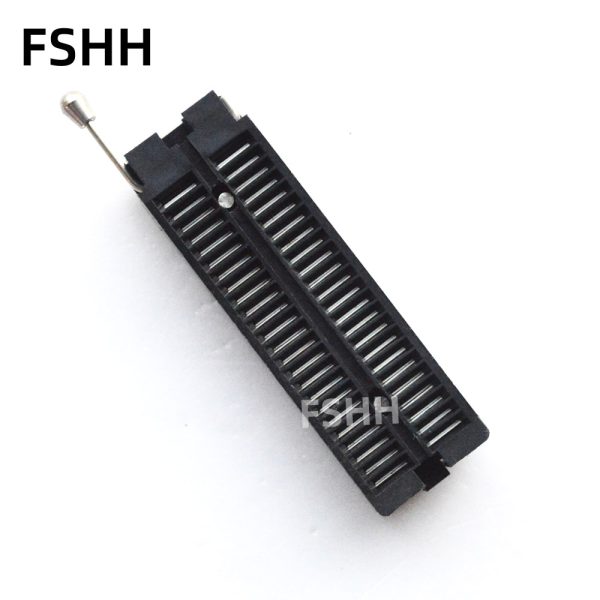 2.54mm DIP24 DIP28 DIP32 DIP40 DIP48 Black Lock IC Test Socket Universal ZIF IC Socket Test