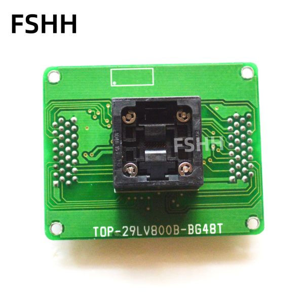 TOP-29LV800B-BG48T Programmer Adapter BGA48 socket 703-1048-15 IC Test Socket - Image 2