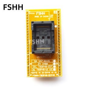 TSOP48 0.5mm IC Test Socket TSOP48 to DIP48 Adapter SA247-B005/WL-TSOP48-U1/ZY248A Programmer adapter