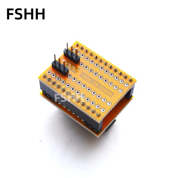 DFN2X2 DFN2020-3L test socket DFN2020-3L to DIP6 Programmer adapter QFN6 2x2 0.65 SMD plastic package aging socket - Image 5