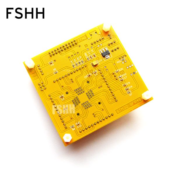 STM32 QFP48 test socket STM32 TQFP48 Programmer adapter STM32 JTAG SWD - Image 3