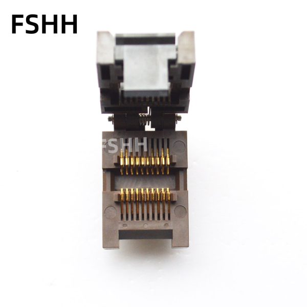 200mil 208mil SOP20 test socket FP-20-1.27-06 ic socket 1.27mm Clamshell SOP20 SOP8 socket - Image 2