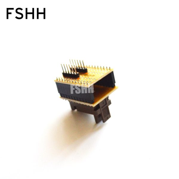 QFN12 to DIP12 Programmer adapter WSON12 DFN12 QFN12 MLF12 ic test socket size=5mmX5mm Pitch=1.27mm - Image 2