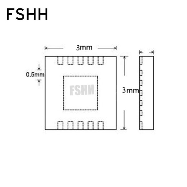 QFN8 to DIP8 Programmer adapter QFN8 test socket WSON8 MLF8 DFN8 ic test socket Pitch=0.5mm size=3mmx3mm - Image 3