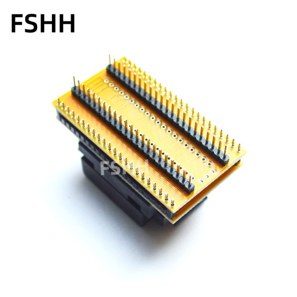 SA245A Programmer Adapter FPQ-44-0.8-19 test socket QFP44 to DIP44 to DIP40 Test Socket 0.8mm Size-10X10mm - Image 3