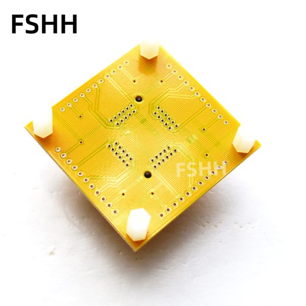 Open top QFP44 TQFP44 LQFP44 ic test socket WL-QFP44-U002 QFP44 to DIP44 DIP40 Programmer adapter pitch=0.8mm Size=10x10mm 12x12mm - Image 3