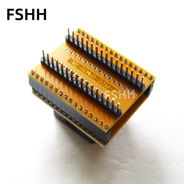 SA663 QFP32 to DIP32 Programmer adapter QFP32 TQFP32 ic test socket OTQ-32-0.8-003 OTQ-32-0.8-02 test socket Pitch=0.8mm Size=7x7mm 9x9mm - Image 3