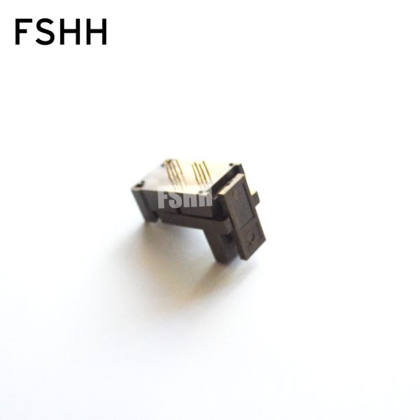 Clamshell SSOP8 ic test socket TSSPOP8/SSOP8 socket Pitch=0.65mm width=4.4/6.4mm - Image 3