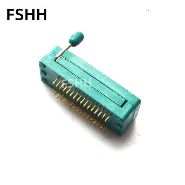 1.778mm Pitch test socket 228-1290-00 232-1290-00  240-1275-00 242-1290-00 264-1300-00 Green lock socket SDIP28 SDIP32 SIP40 SDIP42 SDIP64 socket - Image 3