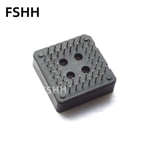 10PCS PLCC IC socket PLCC44 Socket adapter PLCC Simple brown socket - Image 3