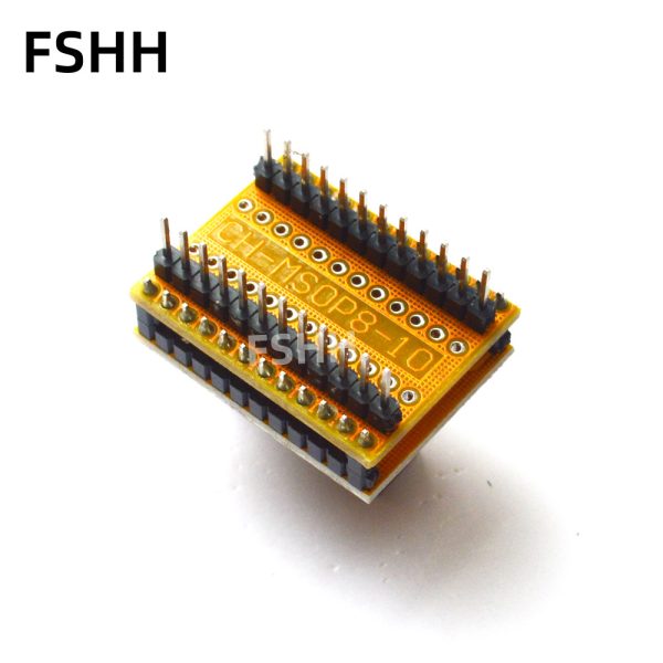 CNV-MSOP-10 adapter MSOP10 to DIP10 programmer adapter 656-0102211 ic socket  0.5mm pitch - Image 3