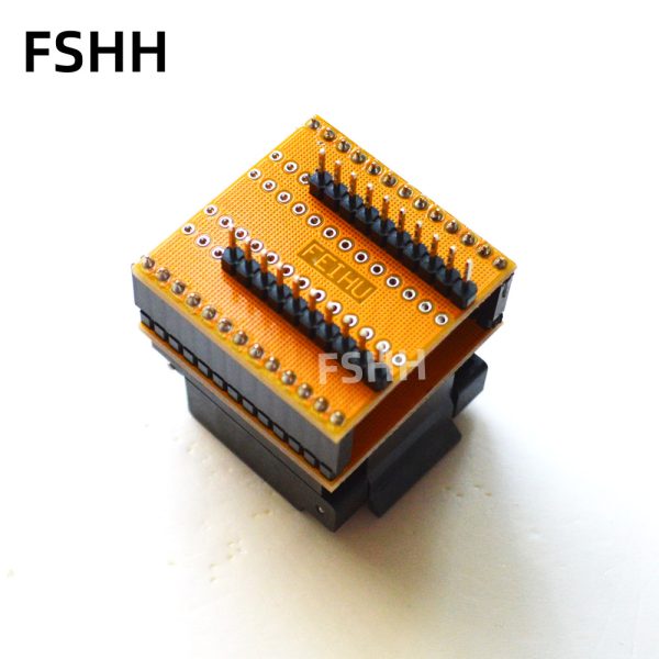 QFN20 to DIP20 Programmer Adapter DFN20 MLF20 WSON20 QFN20 test socket Pitch=0.5mm Size=4mm*4mm - Image 3