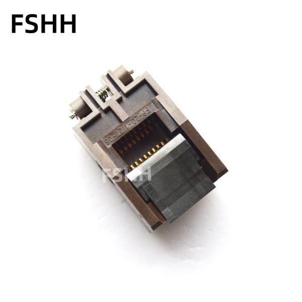 200mil 208mil SOP20 test socket FP-20-1.27-06 ic socket 1.27mm Clamshell SOP20 SOP8 socket - Image 3