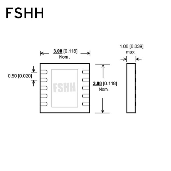 QFN10 to DIP10 programmer adapter WSON10 MLF10 DFN10 socket Pitch=0.5mm Size=3x3mm - Image 4