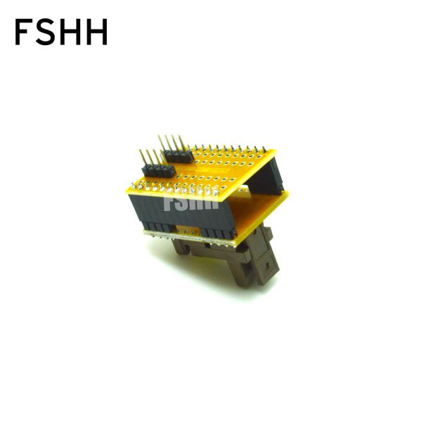 QFN8 to DIP8 Adapter DFN8 MLF8 WSON8 test socket Pitch=0.5mm Size=2mm*3mm - Image 3