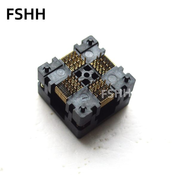 Open top QFP48 adapter TQFP48 LQFP48 ic test socket Pin pitch=0.5mm Size=7x7mm 9x9mm - Image 3