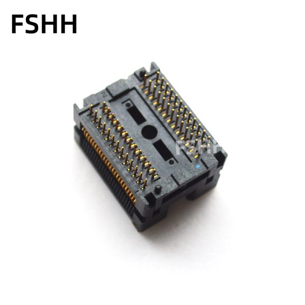 IC296-002 test socket TSOP50 DDR SDRAM socket 0.8mm pitch 10.3/12mm wide - Image 3