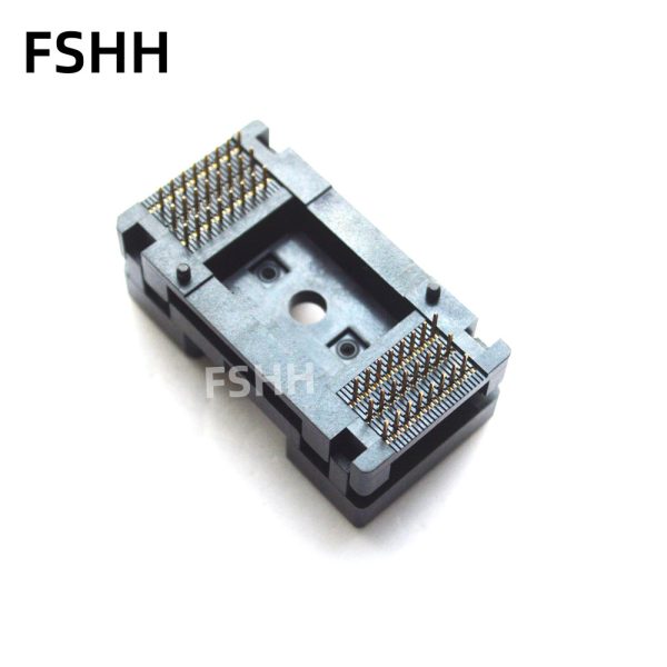 TSOP48 OTS-48-0.5-12 IC Test Burn-In Socket Adapter 18.4mm Width 0.5mm Pitch - Image 3
