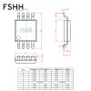 WL-MSOP8-U1 CNV-MSOP-8 adapter  656-1082211 IC Test Socket MSOP8 to DIP8 programmer adapter Pitch 0.65mm - Image 7