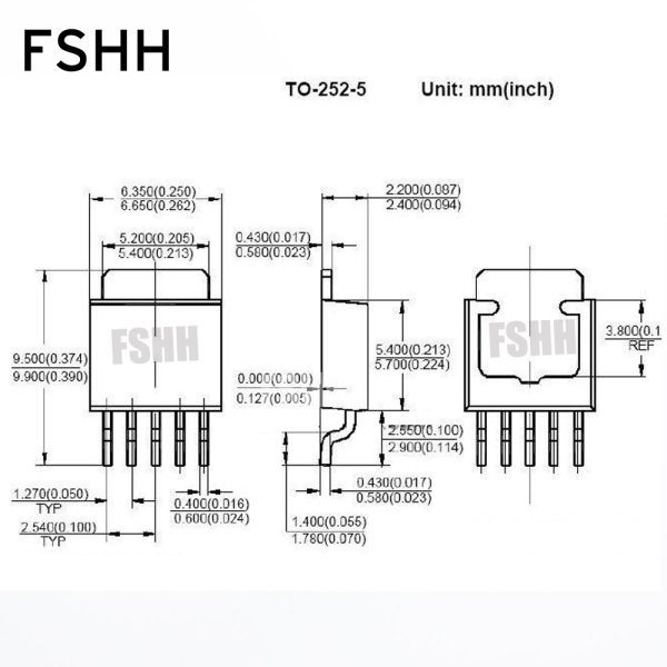 TO-252 Burn-in Socket TO-252-3 TO-252-3L TO-252-5L Aging test seat TO252 With PCB terminal - Image 8