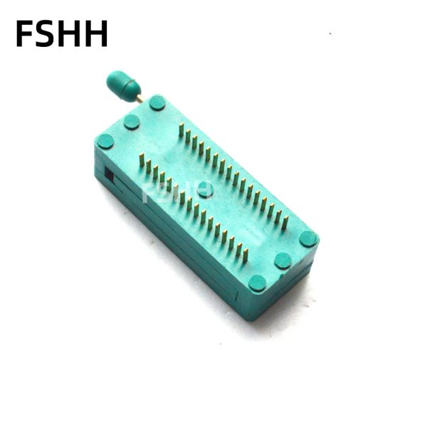 1.778mm Pitch test socket 228-1290-00 232-1290-00  240-1275-00 242-1290-00 264-1300-00 Green lock socket SDIP28 SDIP32 SIP40 SDIP42 SDIP64 socket - Image 4