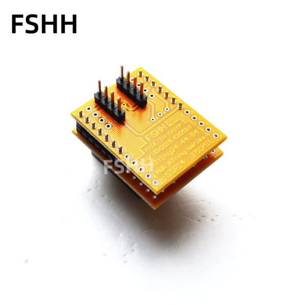 ATtiny24 tiny44 tiny84 DIP14 to DIP8 adapter CH2015 CH2016 dedicated test socket - Image 3