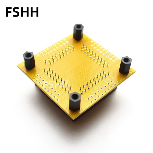 PLCC68 to DIP socket PLCC68 test socket PLCC68 With PCB 2.54MM SIP socket - Image 3