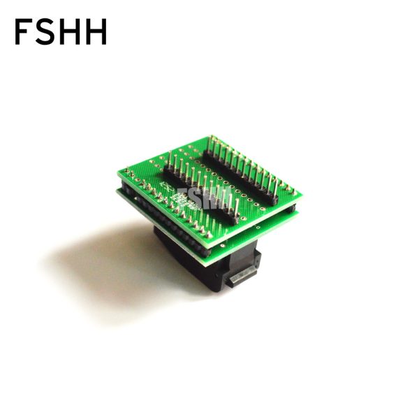 SSOP24 to DIP24 Programmer Adapter IC51-0242-761 Adapter TSSOP24 SSOP24 IC Test Socket Pin pitch=0.65mm width=5.6mm 7.6mm - Image 3