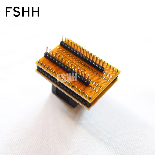 width 7.8mm CNV-SSOP28-DIP adapter TSSOP28 to dip28 test socket Pin pitch=0.65mm SSOP28 ots-34(28)-0.65-01 IC Socket - Image 3