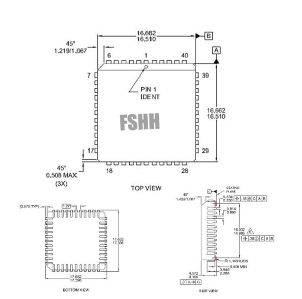 SA244 SDP-UNIV-44 programmer adapter PLCC44 test socket IC120-0444-306 socket 1.27mm Pitch - Image 4