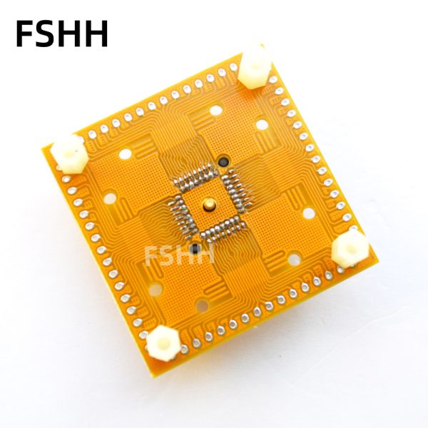 Pitch=0.5mm Size=9x9mm DFN64 QFN64 MLF64 WSON64 ic test socket QFN64 Adapter 64QN50S19090-D scoekt - Image 3