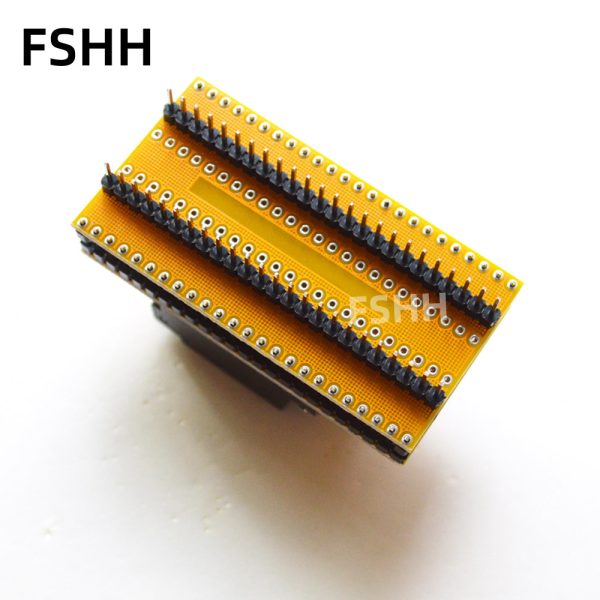 QFN-48(56))BT-0.5-01 socket QFN48 to DIP48 Programmer Adapter  QFN48 WSON48 DFN48 MLF48 IC SOCKET 7x7mm Pitch=0.5mm - Image 3