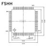 Clamshell TQFP64 LQFP64 ic socket QFP64 test socket Pitch=0.5mm Size=10x10mm 12x12mm - Image 4
