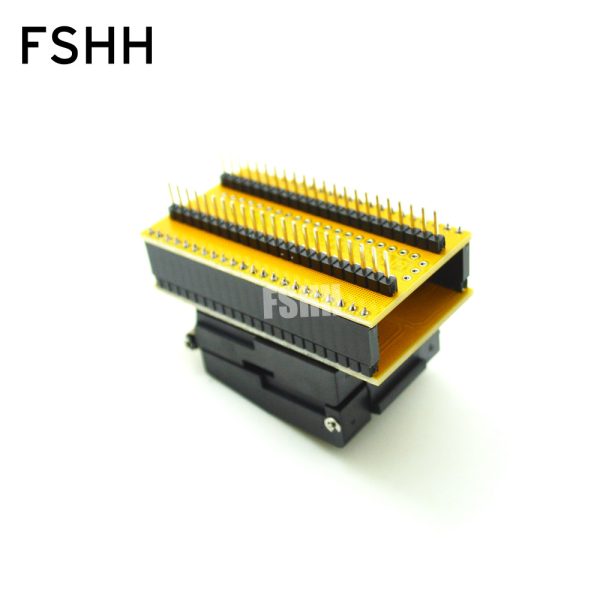 WL-(T)QFP44-U1 Adapter IC51-0444-467 Socket QFP44 TQFP44 IC Test Burn-in Socket QFP44 to DIP40 DIP44 Programming Adapter 0.8mm Pitch - Image 3