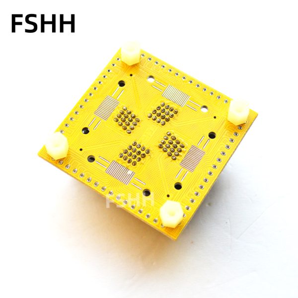 QFP64 to SIP64 socket FPQ64 LQFP64 TQFP64 0.4mm to SIP64 2.54mm IC test socket IC51-0644-1972 socket - Image 3