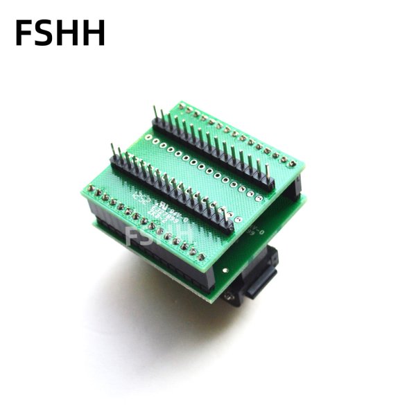 clamshell CNV-SSOP30-DIP SSOP30 to DIP30 programmer adapter IC51-0302-914  IC Test Socket pitch=0.65mm - Image 3