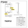 TSOP32 to DIP28 Adapter CNV-TSOP-EPIM32(S) SA620-B-4807s01 IC Test Socket Programmer Adapter - Image 4