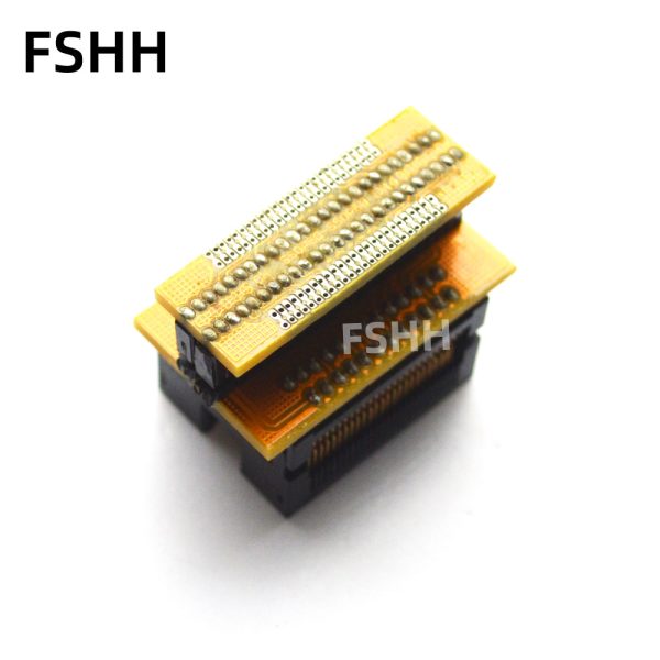 DDR SDRAM socket TSOP50 test socket 674C50 674C1502211FA11 0.8mm pitch 10.2/11.8mm wide - Image 3