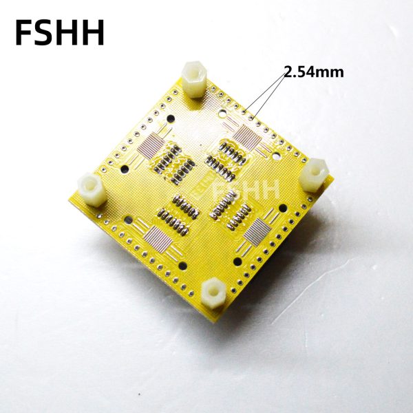 FPQ-52-0.65-02 test socket QFP52 TQFP52 LQFP52 FPQ52 ic socket QFP52 to SIP52 Programmer adapter 0.65mm 12x12mm 14x14mm - Image 3