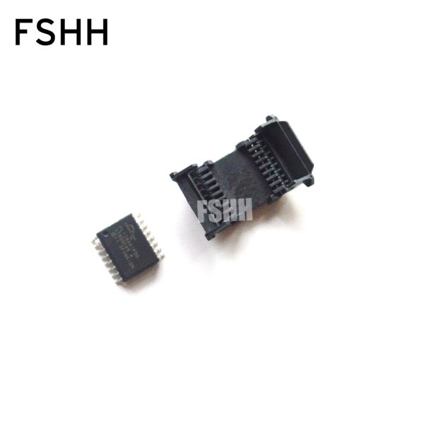 300mil SOP16 SOIC16 test socket (Back pin SMD) IC socket Clamshell Adapter socket =SOK-SPI-16W(G6179-07000001) SMT test socket