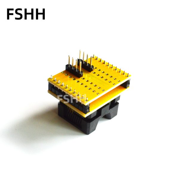 208mil SOP8 test socket SOP8 to DIP8 Programmer adapter OTS-20-1.27-01(8pins) 1.27mm - Image 3