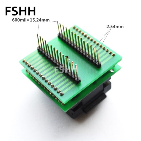 Clamshell PLCC32 to DIP28 adapter CNV-PLCC-EP512 Programmer adapter PLCC32 test socket - Image 4