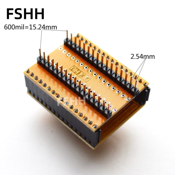 QFN32 to DIP32 programmer adapter QFN32 test socket WSON32 DFN32 MLF32 ic socket Pitch=0.5mm Size=5mmX5mm - Image 3