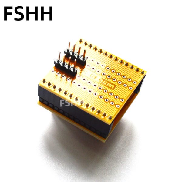 QFN-0808-01 QFN8 to DIP8 Programmer Adapter WSON8 DFN8 MLF8 test socket for 25xxx 6x8mm Pitch1.27mm - Image 3