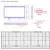 IC296-002 test socket TSOP50 DDR SDRAM socket 0.8mm pitch 10.3/12mm wide - Image 4