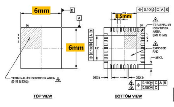 Clamshell WSON36 MLF36 DFN36 QFN36 test socket QFN36 to DIP36 Programmer adapter 0.5mm 6mmx6mm - Image 5